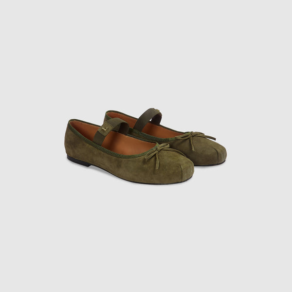 Lounge Underwear Juna Ballet Flats - Olive