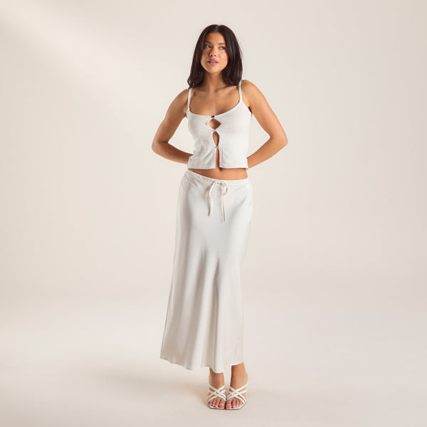 Lounge Underwear Knitted Cami Top - Off White