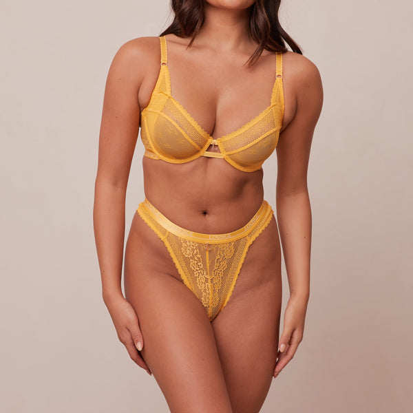 Lounge Underwear Liberty Balcony Bra - Mustard