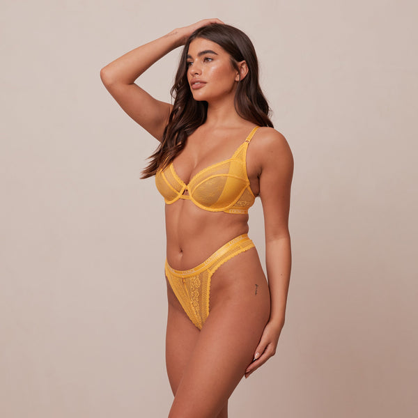 Lounge Underwear Liberty Balcony Bra - Mustard
