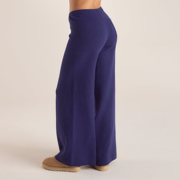 lounge underwear Logo Knitted Trousers - Navy