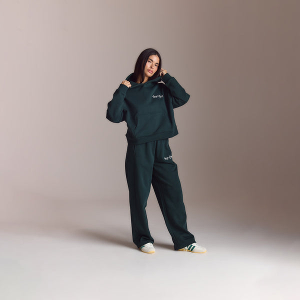 lounge Underwear Lounge Living Hoodie - Forest Green