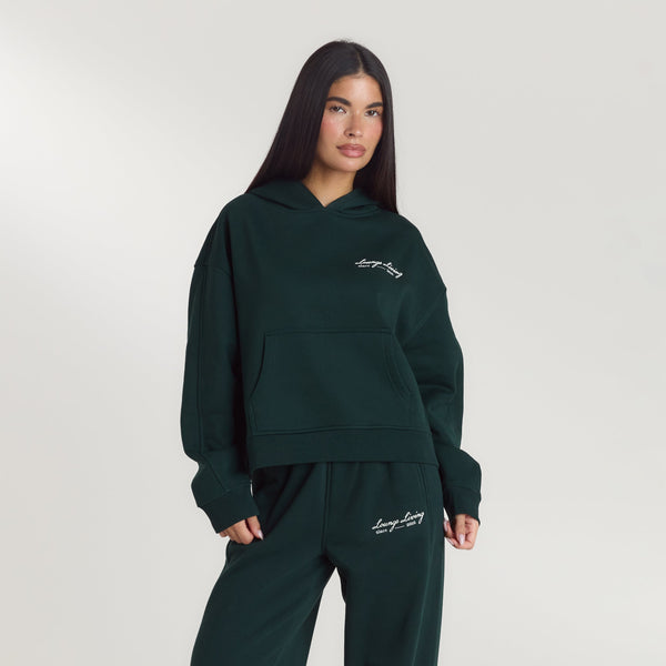 lounge underwear Lounge Living Hoodie - Forest Green
