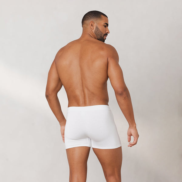 lounge underwear Men's Luxe Boxers (3 Pack) - White