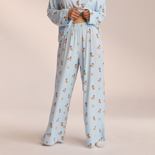 Lounge Underwear Modal Pyjama Bottoms - Blue