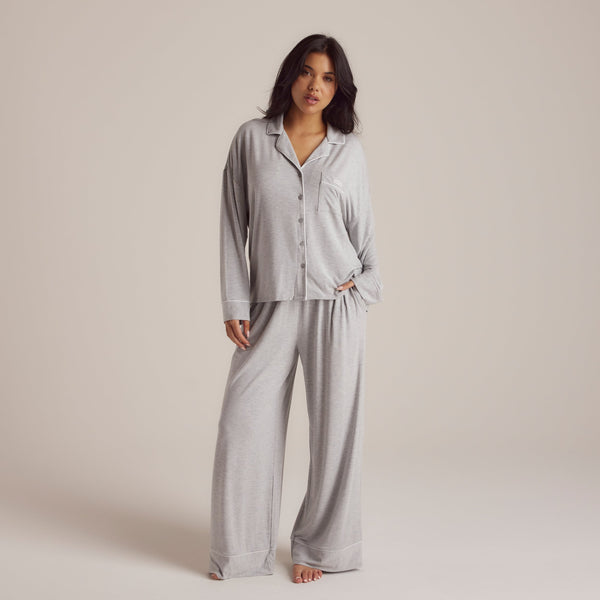 Lounge Underwear Modal Pyjama Bottoms - Grey Marl