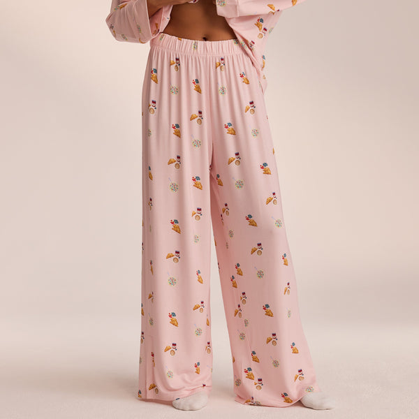 lounge underwear Modal Pyjama Bottoms - Pink