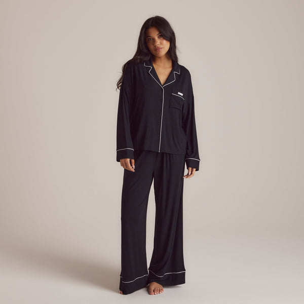 Lounge Underwear Modal Pyjama Shirt - Black