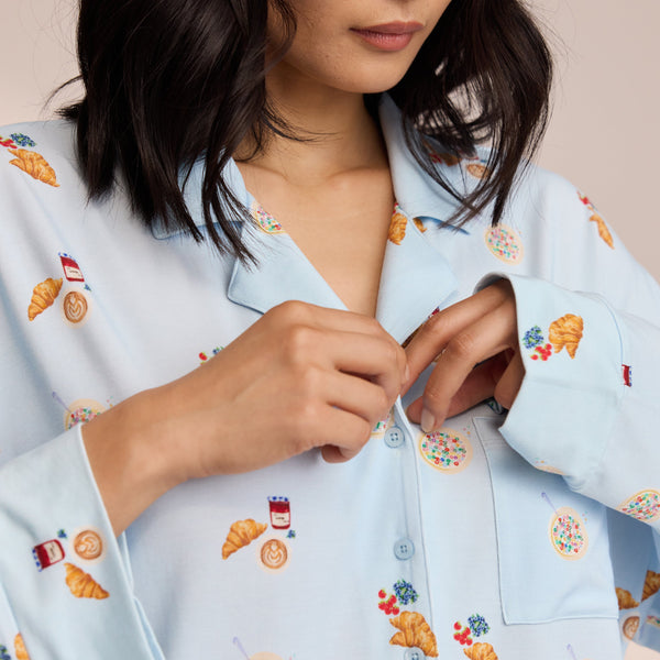 Lounge Underwear Modal Pyjama Shirt - Blue