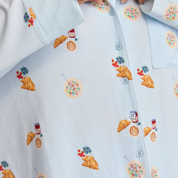 Lounge Underwear Modal Pyjama Shirt - Blue