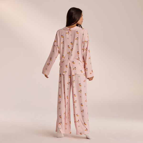 Lounge Underwear Modal Pyjama Shirt - Pink