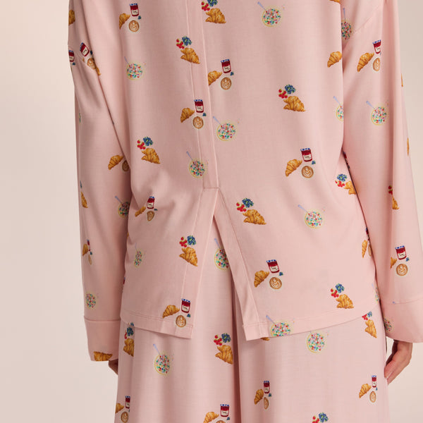Lounge Underwear Modal Pyjama Shirt - Pink