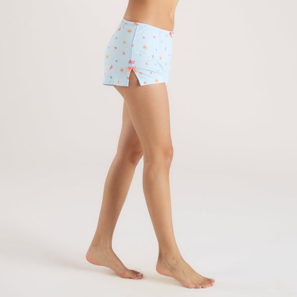 Lounge Underwear Modal Pyjama Shorts - Blue Fruits