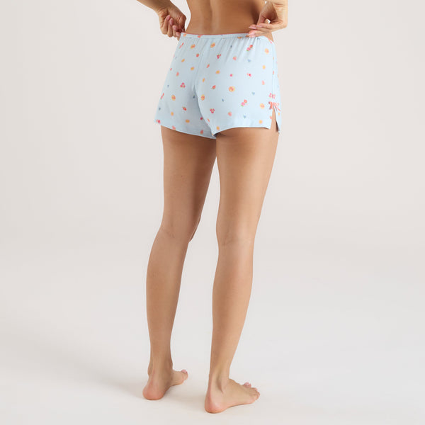Lounge Underwear Modal Pyjama Shorts - Blue Fruits
