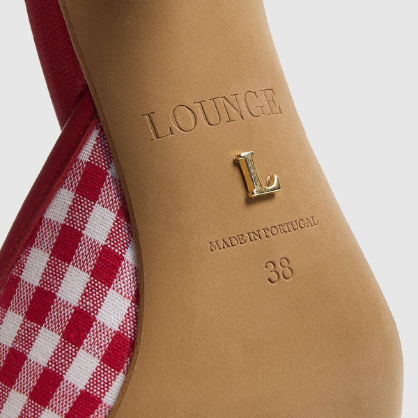Lounge Underwear Moxie Kitten Heels - Gingham