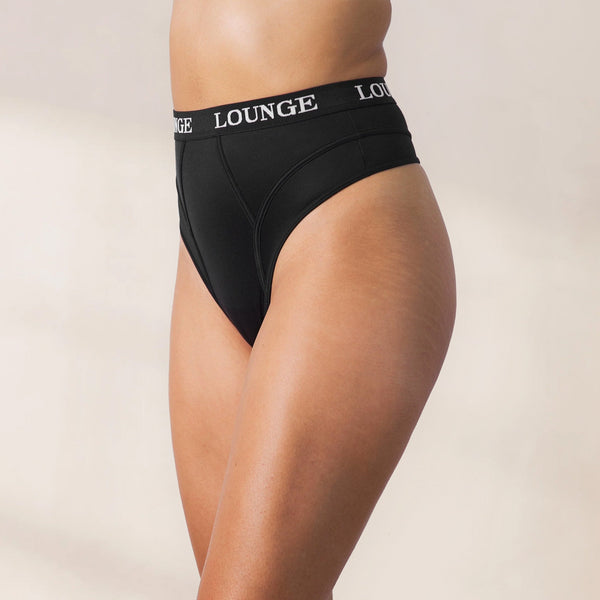 Lounge Underwear Nurture Thong - Black