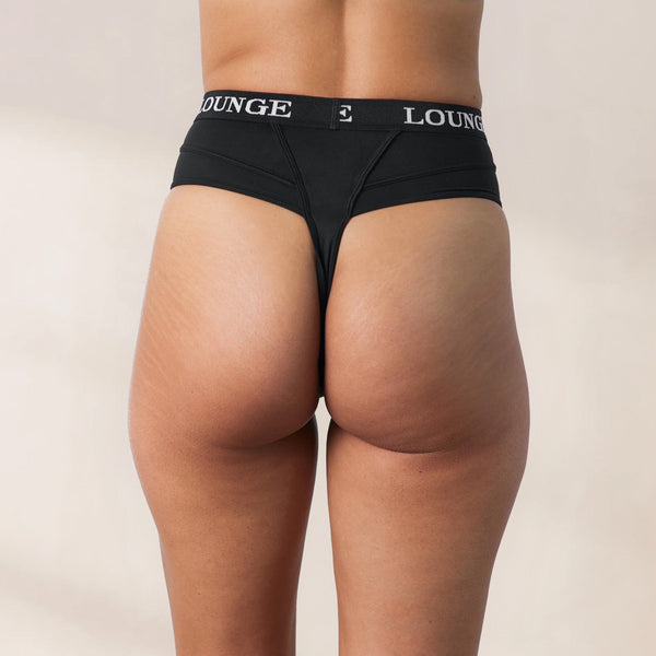 lounge underwear Nurture Thong - Black
