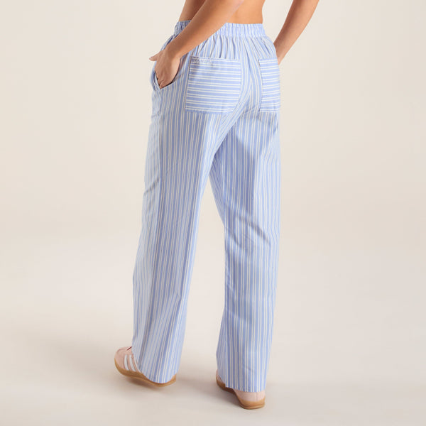 Lounge Underwear Pinstripe Trousers - Blue