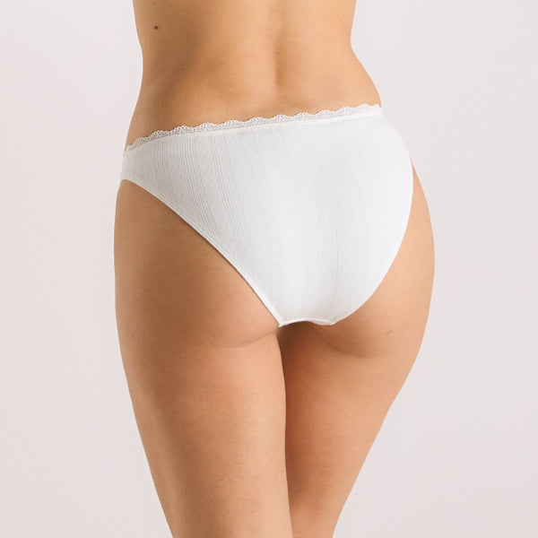 lounge underwear Pointelle Briefs - Cream