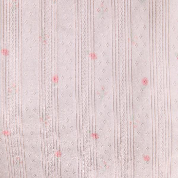 Lounge Underwear Pointelle Pyjama Top - Pink Floral