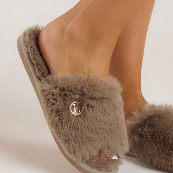 lounge underwear Scarlett Slippers - Taupe