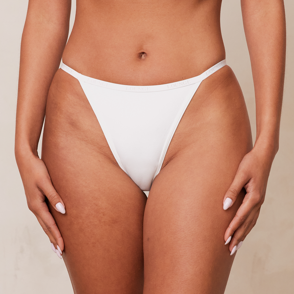 Lounge Underwear Smooth Classic Briefs - White
