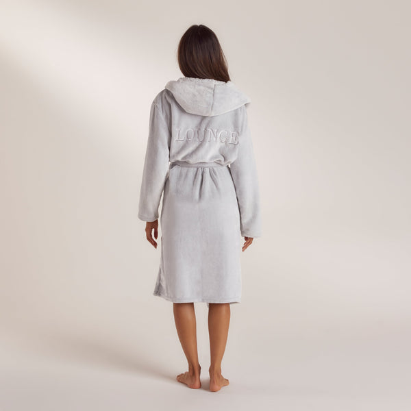 lounge underwear So Soft Luxury Dressing Gown - Grey