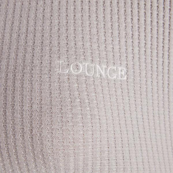 Lounge Underwear Soft Waffle Pyjama Top - Frost