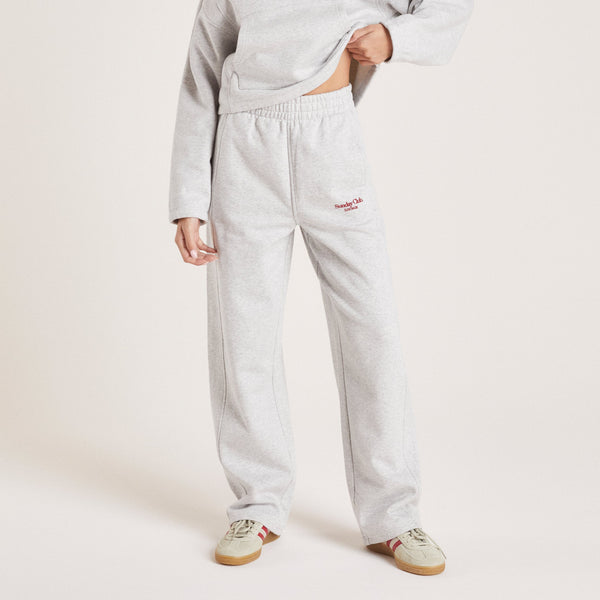 Lounge Underwear Straight Leg Joggers - Grey Marl