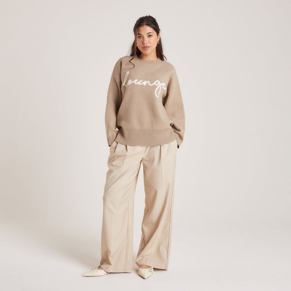 lounge underwear Tailored Trousers - Bread