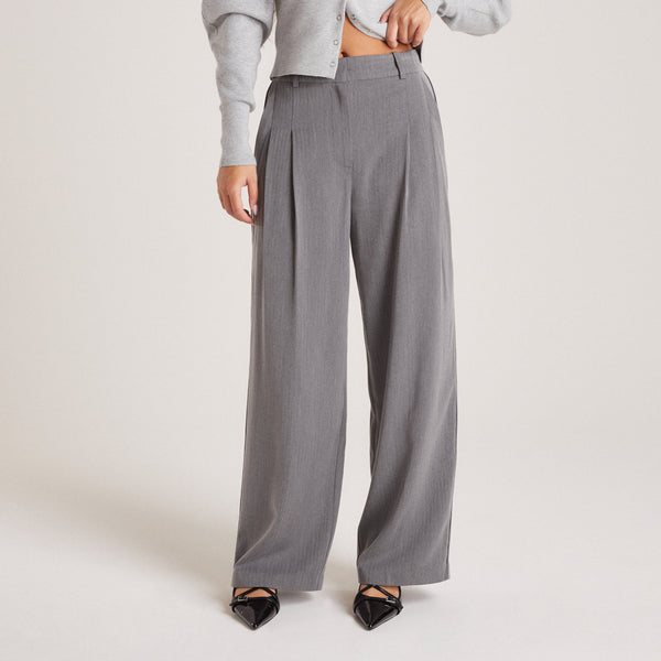 Lounge Underwear Tailored Trousers - Grey