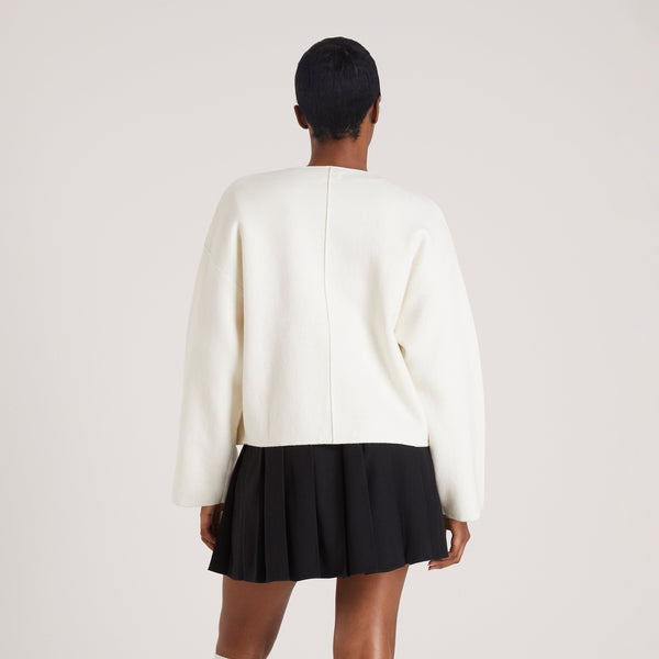 lounge underwear Zip-Up Cardigan - Creme