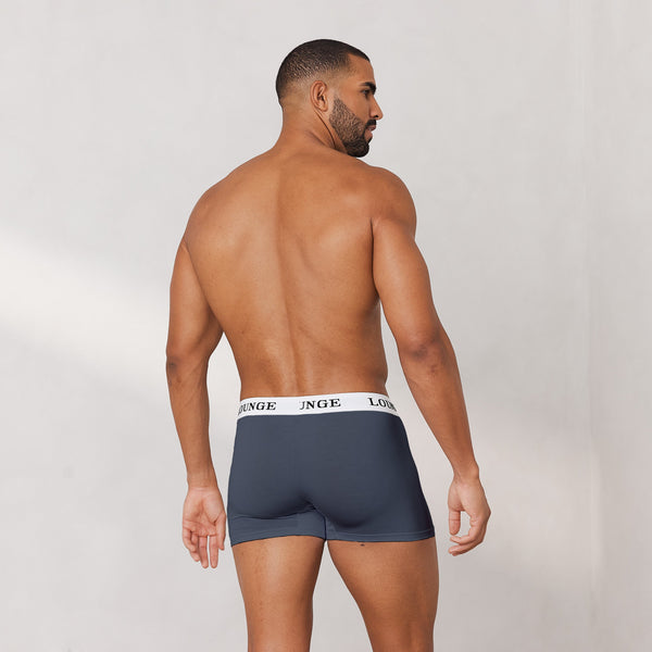 Lounge Underwear Men's Everyday Boxers (3 Pack) - Smoked Blue