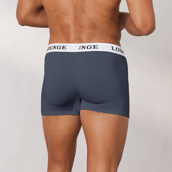 Lounge Underwear Men's Everyday Boxers (3 Pack) - Smoked Blue