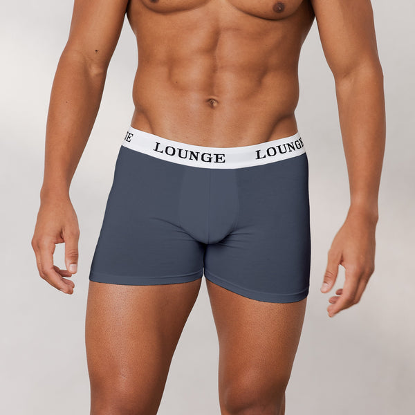 lounge underwear Men's Everyday Boxers (3 Pack) - Smoked Blue