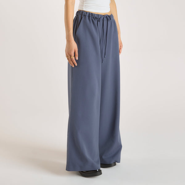Lounge Underwear Relaxed-Fit Tailored Trousers - Blue