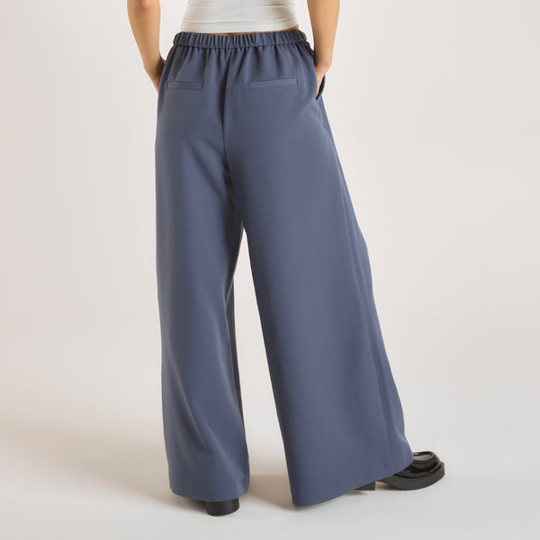 lounge underwear Relaxed-Fit Tailored Trousers - Blue
