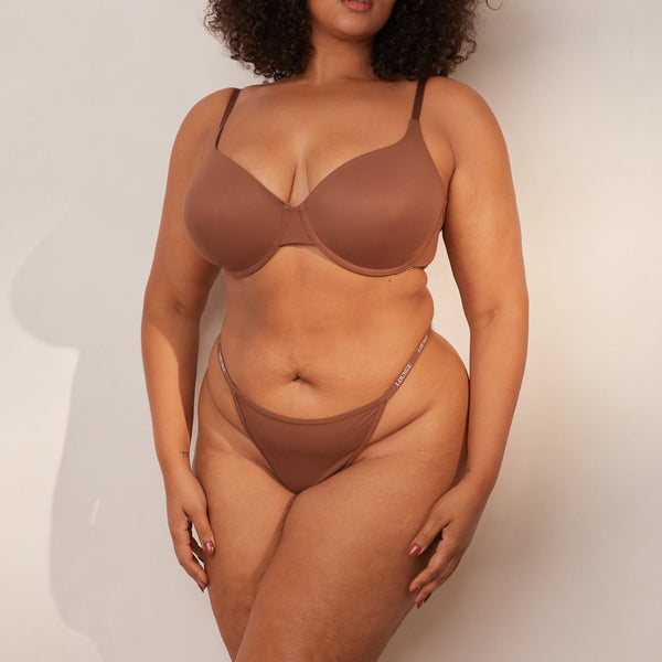 Lounge Underwear Smooth Classic T-shirt Bra - Chestnut
