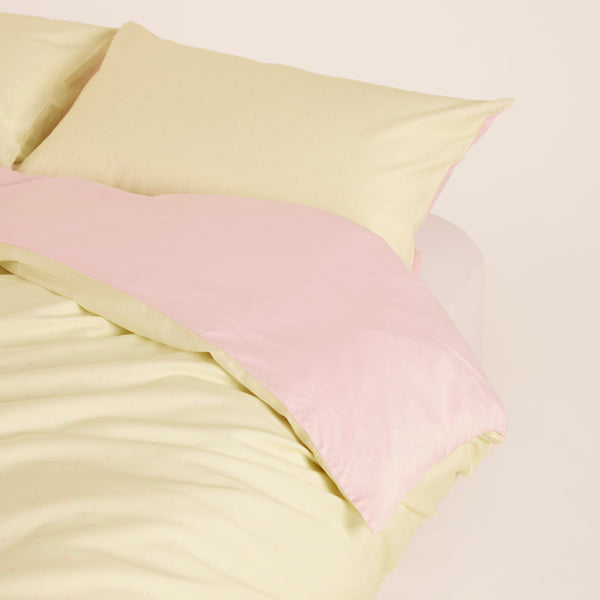 Lounge Underwear Spring Daze Reversible Duvet Cover - Meringue Rosebud