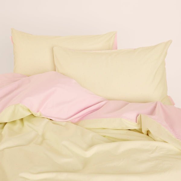 lounge underwear Spring Daze Reversible Pillowcase (2-Pack) - Meringue Rosebud