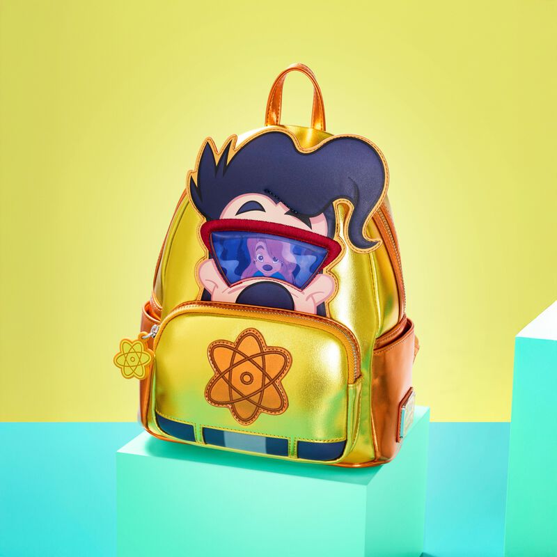 loungefly A Goofy Movie 30th Anniversary Max as Powerline Cosplay Lenticular Mini Backpack