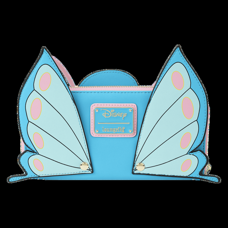 loungefly Alice In Wonderland Exclusive Caterpillar Butterfly Cosplay Zip Around Wallet