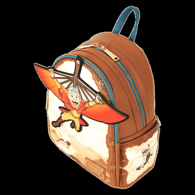 Loungefly Avatar: The Last Airbender Aang Glider Staff Mini Backpack