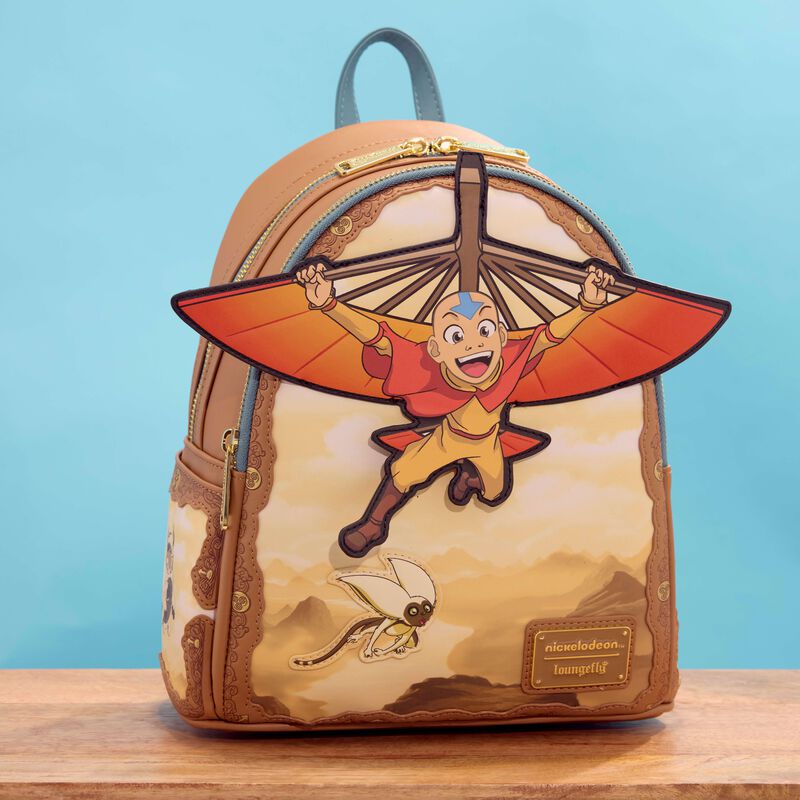loungefly Avatar: The Last Airbender Aang Glider Staff Mini Backpack