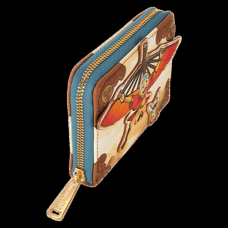 Loungefly Avatar: The Last Airbender Aang Glider Staff Zip Around Wallet