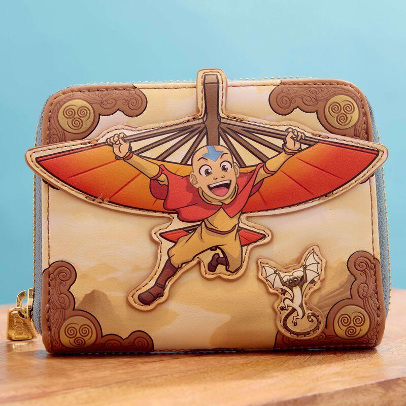 loungefly Avatar: The Last Airbender Aang Glider Staff Zip Around Wallet