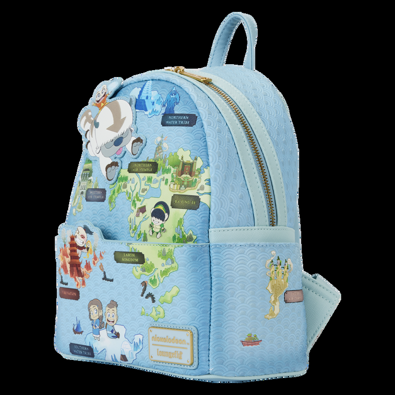 Loungefly Avatar: The Last Airbender Map Of The Four Nations Mini Backpack