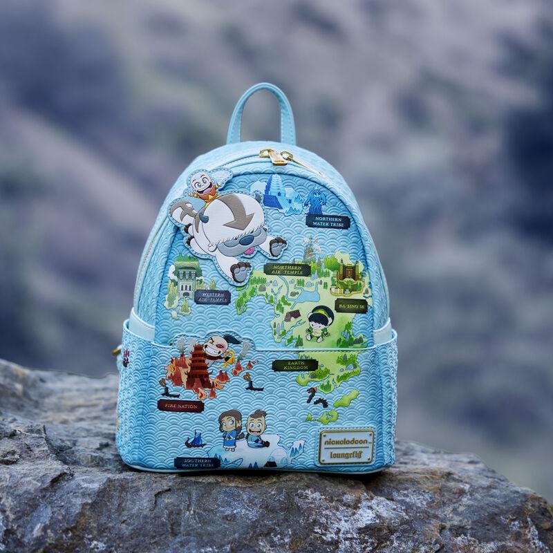 loungefly Avatar: The Last Airbender Map of the Four Nations Mini Backpack