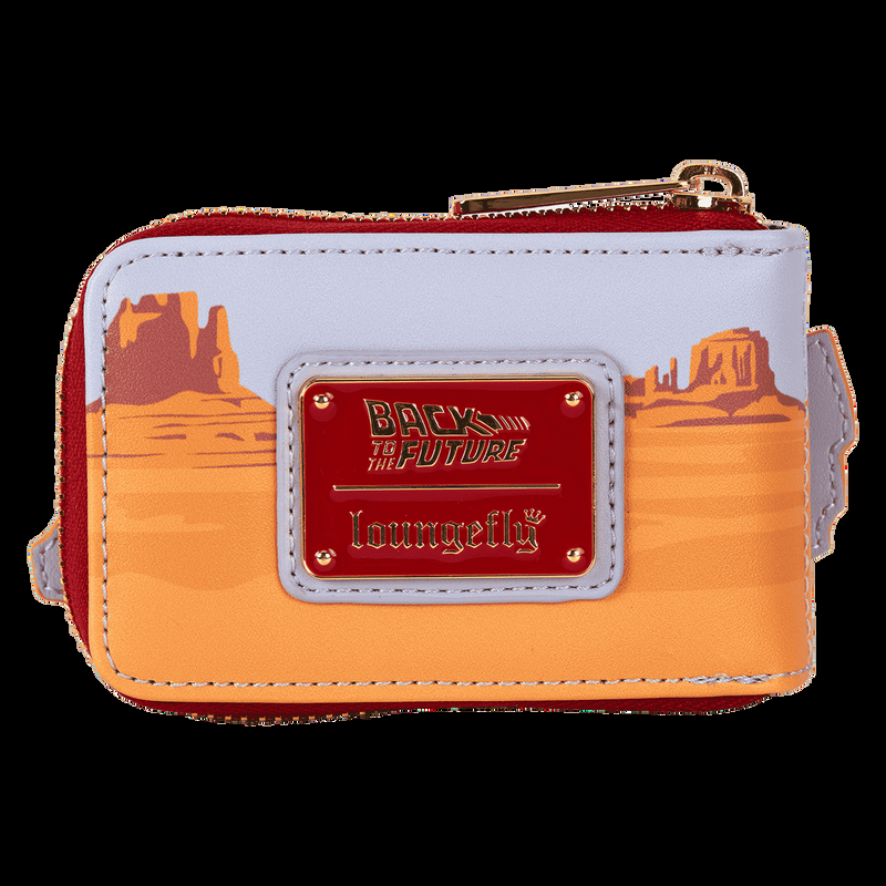 Loungefly Back To The Future 40th Anniversary Time Machine Accordion Wallet