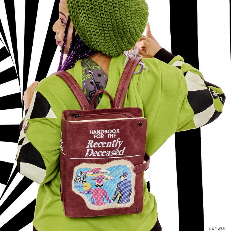 loungefly Beetlejuice Handbook For The Recently Deceased Pin Trader Backpack